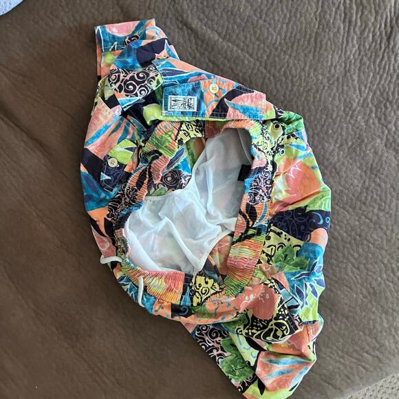 Polo Ralph Lauren Mens L Hawaiian Floral Swim Trunks Shorts Board Beach 5.5’’ - Picture 3 of 5